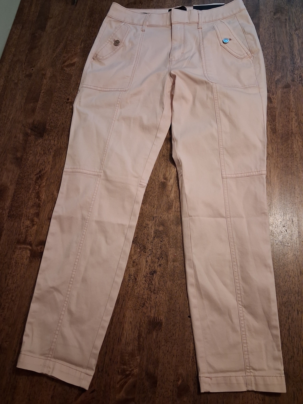 White House Black Market NWT Slim Ankle High Rise Pret-a-jet Camellia Blush 6
